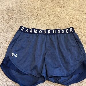Under Armour Women's Navy Athletic Shorts